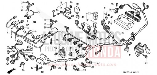 KABELBAUM (X/Y) CBR1100XXY de 2000
